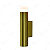 ARANDELA CILINDRO LUXO DOURADO 3W EBAR80244 - Imagem 1