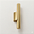 ARANDELA CILINDRO LUXO PLUS GOLD 2X6W EBAR80311 - Imagem 1
