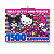 PRACHETA P/ COLORIR COM 1500 ADESIVOS HELLO KITTY - Imagem 1