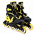 PATINS INLINE KIT PRETO/AMARELO 1438 T 34-37M - Imagem 1