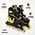 PATINS INLINE KIT PRETO/AMARELO 1438 T 34-37M - Imagem 3
