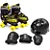 PATINS QUAD KIT PRETO/AMARELO 34-37 M 1397 - Imagem 1