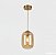 PENDENTE GLASS CHAMPAGNE ÂMBAR EBPT61611 - Imagem 1