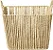 CESTO DE FIBRA NATURAL NATURE 30X30X22CM 3652 - Imagem 1