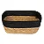 CESTO DE FIBRA NATURAL 32X30X22CM 3658 PRETO - Imagem 1