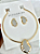 Choker Aro Folheado a Ouro 18K Organico Glitter  0961962 - Imagem 1