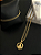 Conjunto Masculino Semijoia Nossa Senhor a Vazada Banhada a 10 Milésimos de Ouro 893719 - Imagem 1