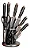 FAQUEIRO BLACK GOLD 8PÇS 8773 - Imagem 1