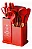KIT DE UTENSILHOS CALIFORNIA VERMELHO 8426 - Imagem 1