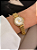 Relogio Dourado Redondo Com Strass Fundo Branco 0992069 - Imagem 1