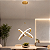 PENDENTE LED LUPI DOURADO 24W BRANCO QUENTE 60223082 - Imagem 2
