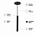 PENDENTE TUBO 30CM HANGING LIGHT/COLGANTE PRETO 7111300-08 - Imagem 3
