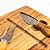 Kit Queijo 3 Peças com Tábua de Madeira, Garfo, Faca com ponta - Imagem 2