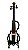 Violino Eletric Barth 4/4 Eva10 Solid Wood (similar Yamaha) Madeira - Imagem 3