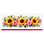 DTF Têxtil Barrado 27x11cm Floral - Imagem 3