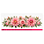 DTF Têxtil Barrado 27x11cm Floral - Imagem 3