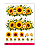 Transfer Termocolante DTF Cartela 13x18cm Floral - Imagem 3