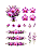 Transfer Termocolante DTF Cartela 13x18cm Floral - Imagem 2
