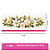 DTF Têxtil Barrado 27x11cm Floral - Imagem 4