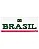 DTF Têxtil Barrado 27x11cm Vai, Brasil! - Imagem 1