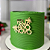 Aplique Para Bentô Cake - Feliz Ano Novo Dourado I Kit 4 Apliques para Bentô Cake Feliz Ano Novo Dourado 7cm – Natal e R - Imagem 1
