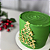 Aplique Para Bolo - Árvore de Natal Palavras Dourado - Decoração de Natal - Imagem 2