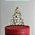 Topo de Bolo - Árvore de Natal Palavras Dourado - Decoração Natalina - Imagem 5