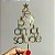 Topo de Bolo - Árvore de Natal Palavras Dourado - Decoração Natalina - Imagem 2