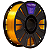 Filamento PETG Amarelo Ouro Translucido - Voolt3D - 1Kg - Imagem 3