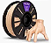 Filamento PLA Bege Caucasiano Velvet - Voolt3D - 1Kg - Imagem 1