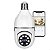 Câmera de Monitoramento Inteligente Wi-Fi 360° Full HD - Instalação em Bocal de Lâmpada E27 - Imagem 1