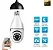 Câmera de Monitoramento Inteligente Wi-Fi 360° Full HD - Instalação em Bocal de Lâmpada E27 - Imagem 3