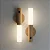 Luminária Led Recarregável Sensor de Movimento Madeira Minimalist Mesa Parede Magnética - - Imagem 1