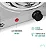 Fogão Elétrico Portátil 2 Bocas 2000W Branco Futuro Casa para Camping e Cozinha - Imagem 4