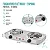 Fogão Elétrico Portátil 2 Bocas 2000W Branco Futuro Casa para Camping e Cozinha - Imagem 5