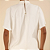 Blusa Morena Rosa Solta Gola Alta Manga Curta Alongada Off White - Imagem 3