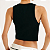 Regata Feminina Cropped Em Ribana - Imagem 3