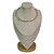 Colar Choker Aro Rígido Liso Tamanho Único Banhado a Ouro 18k - Imagem 4