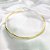Colar Choker Aro Rígido Liso Tamanho Único Banhado a Ouro 18k - Imagem 6