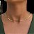 Colar Elos Retangular Tamanho 45,0 cm Banhado a Ouro 18K - Imagem 1
