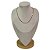 Colar Elos Retangular Tamanho 45,0 cm Banhado a Ouro 18K - Imagem 3