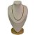 Colar Choker Fita Trabalhada Tamanho Único Banhado a Ouro 18K - Imagem 5