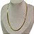Colar Choker Fita Trabalhada Tamanho Único Banhado a Ouro 18K - Imagem 4