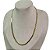 Colar Choker Fita Trabalhada Tamanho Único Banhado a Ouro 18K - Imagem 3