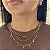 Colar Triplo Minimalista Banhado a Ouro 18k - Imagem 3