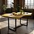 Mesa orgânica MDF Laqueado amarelo estilo industrial - Imagem 1
