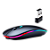 Mouse Sem Fio Bluetooth Wi-Fi RGB Preto - Imagem 1