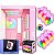 Gabinete Gamer Aquário Com 6 Fans RGB, Clanm GRODD CANDY, Rosa + Fonte 500W Branca - Imagem 1