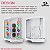 Gabinete Gamer Aquário, Redragon EDGE, ATX/Micro-ATX/Mini-ITX, Vidro Temperado Branco - CA-608W - Imagem 2