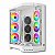 Gabinete Gamer Aquário, Redragon EDGE, ATX/Micro-ATX/Mini-ITX, Vidro Temperado Branco - CA-608W - Imagem 1